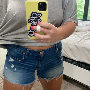 American Eagle super stretch jean shorts